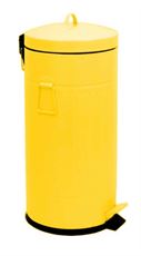 פח רטרו צהוב 30 ליטר טריקה שקטה הום סייל - מוצרים איכותיים לבית