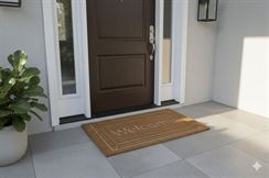 שטיח כניסה / שטיח סף משערות קוקוס טבעיות 75×45 ס״מ – עמיד וסופג לכלוך הום סייל - מוצרים איכותיים לבית