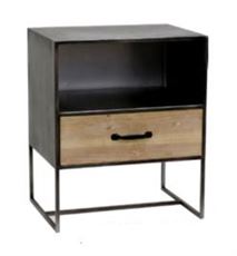 שידה מטאלית/ מגירה ותא פתוח הום סייל - מוצרים איכותיים לבית