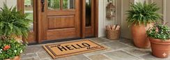 שטיח כניסה / שטיח סף משערות קוקוס טבעיות 75×45 ס״מ – עמיד וסופג לכלוך הום סייל - מוצרים איכותיים לבית